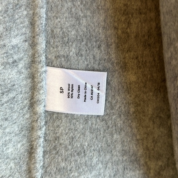 Talbots Double-Face Wing Collar Open Front Wool Jacket Size SP NWT - Picture 13 of 15